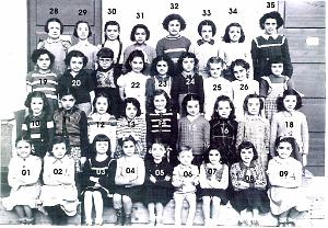 ECOLE JULES RENARD FILLES 1949 CP